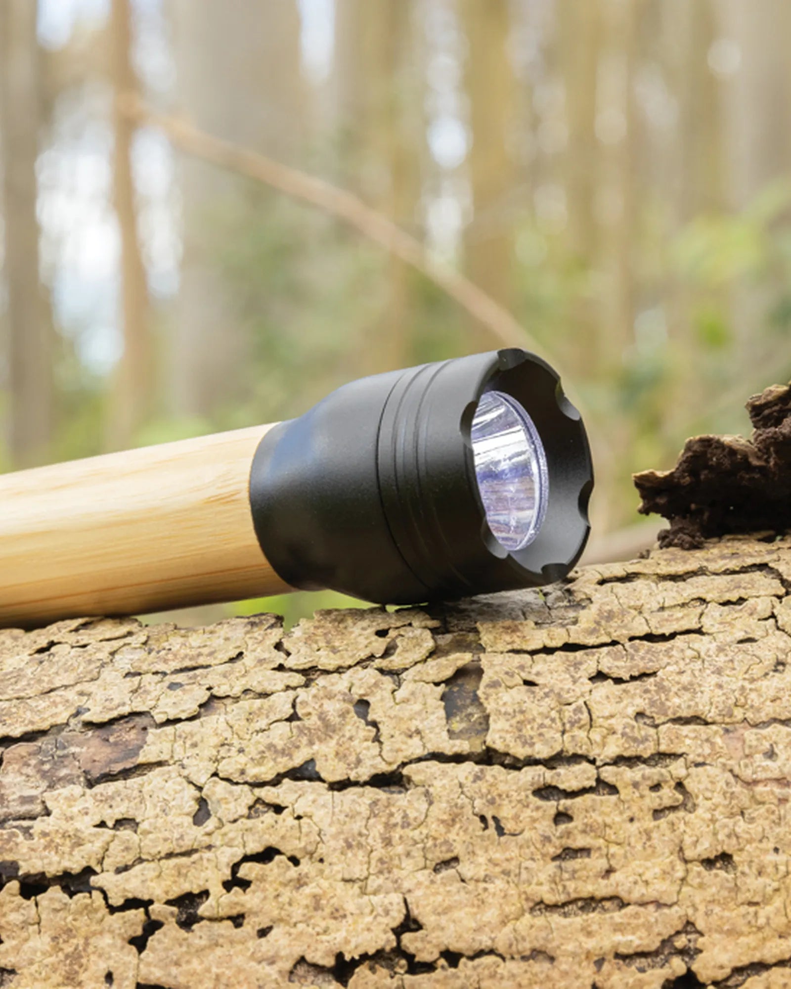 Zaklamp gerecycled RCS bamboe Lucid om te personaliseren - 4