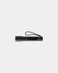 Zaklamp gerecycled aluminium RCS USB-C om te personaliseren - Zwart