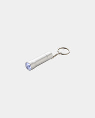 Sleutelhanger zaklamp om te personaliseren - Zilvergrijs