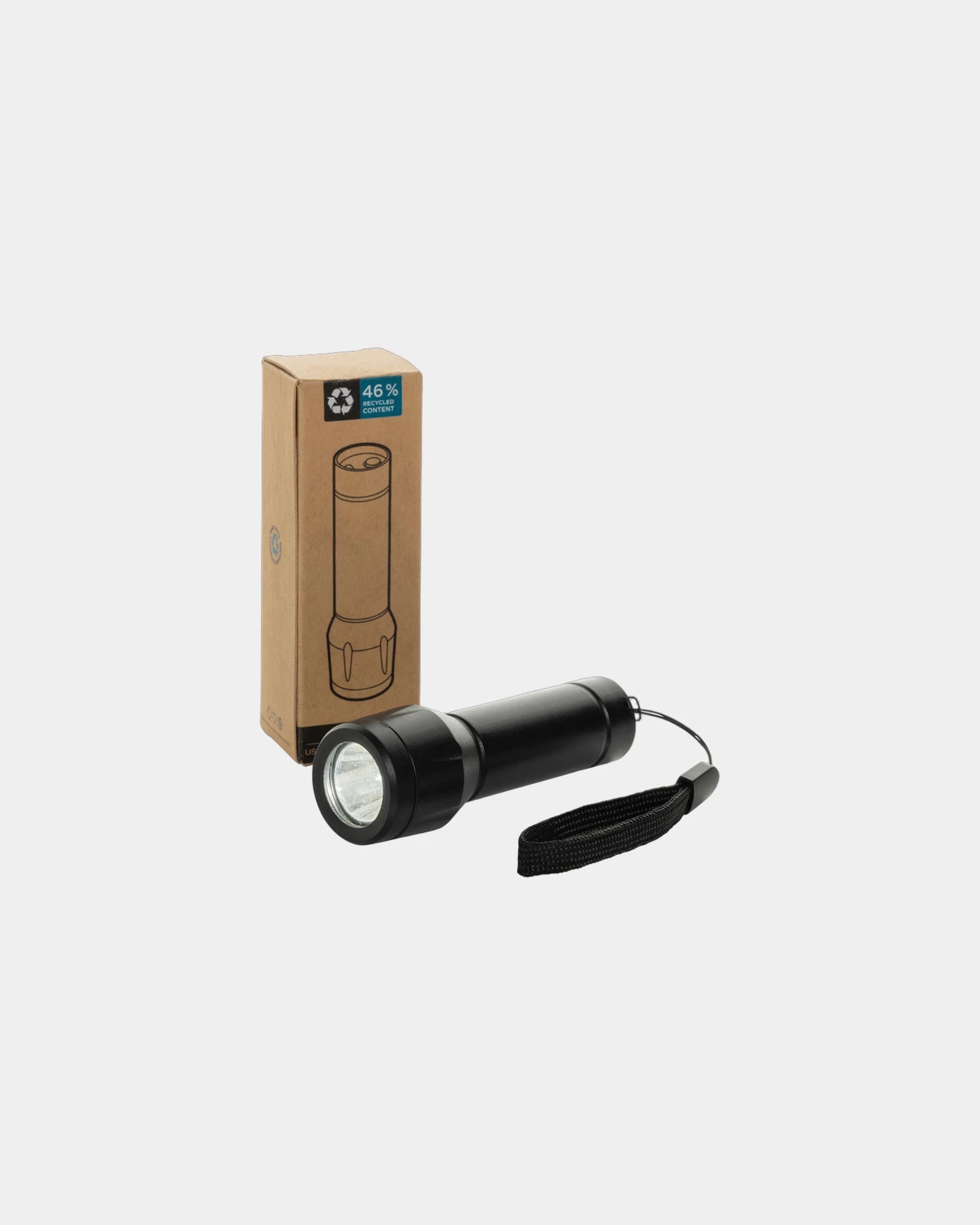 Zaklamp gerecycled ABS RCS USB opladen om te personaliseren - 1