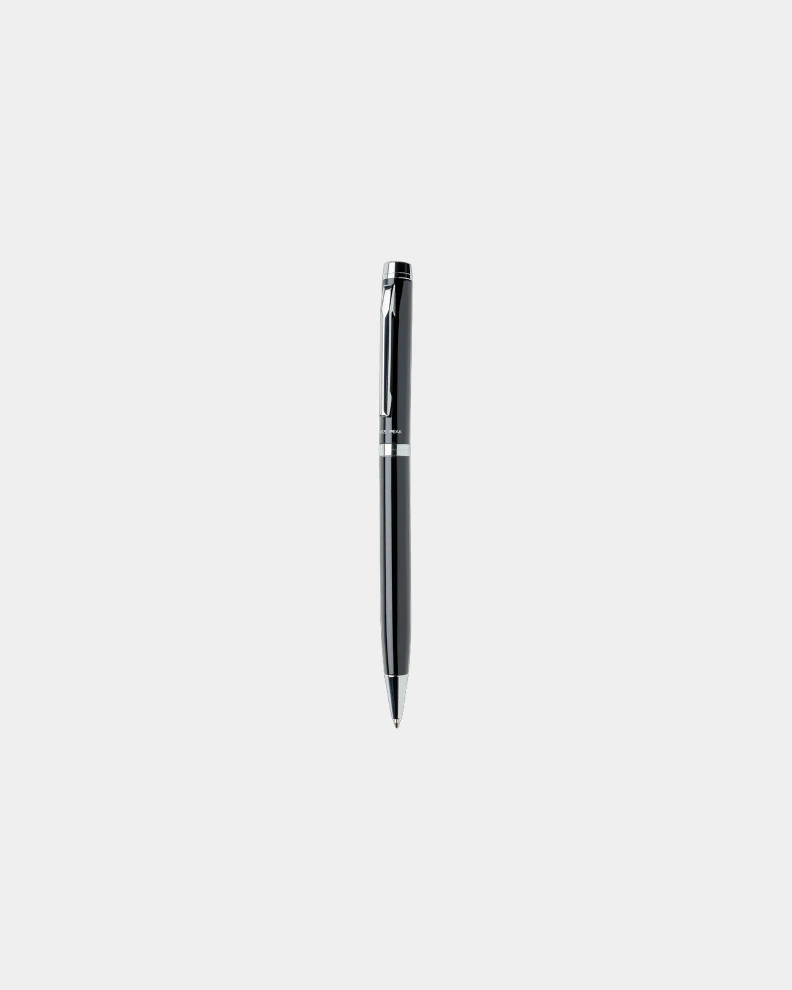 Pen roestvrij staal Luzern met etui om te personaliseren - Zwart