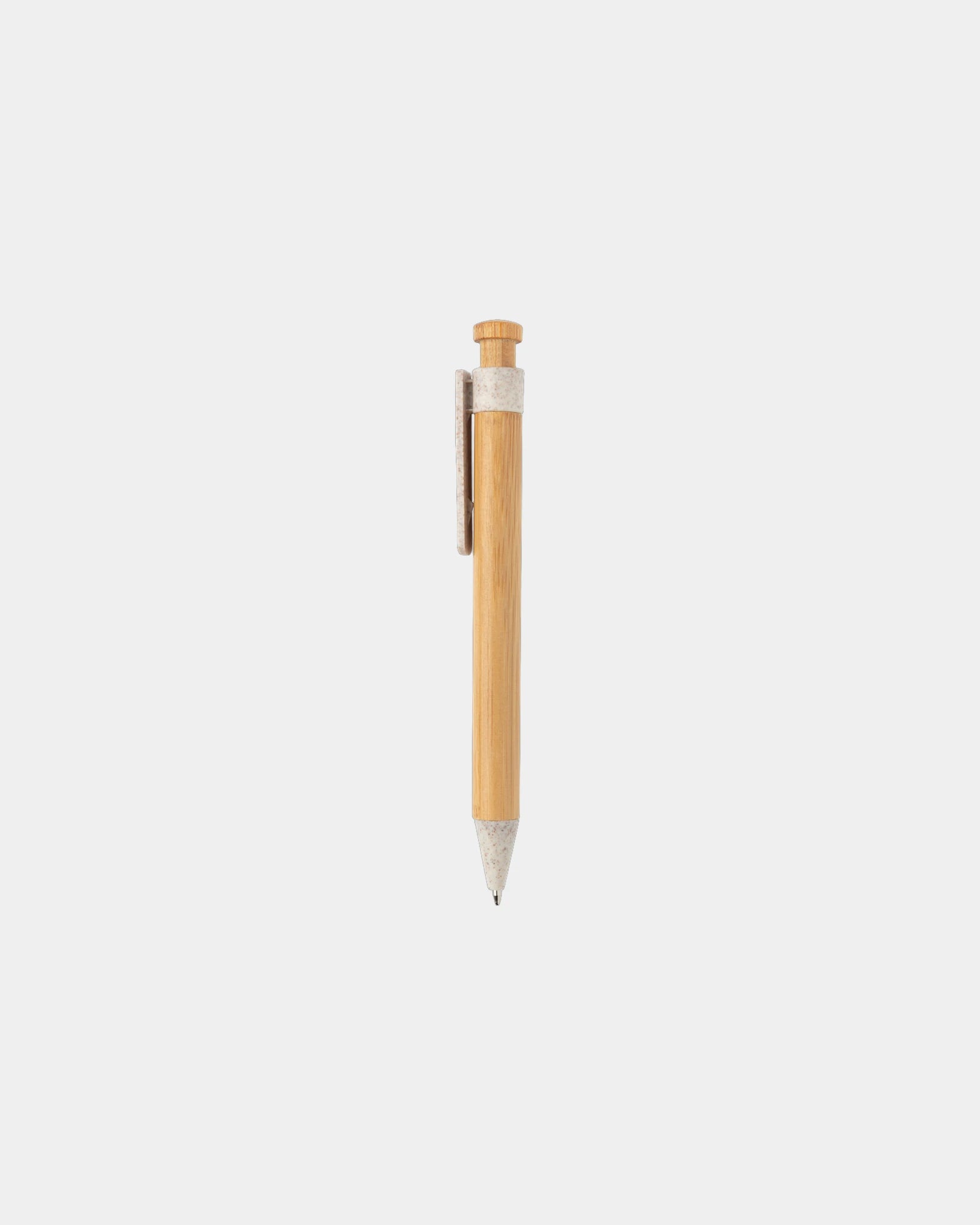Bamboe pen met tarwestro clip om te personaliseren - 2
