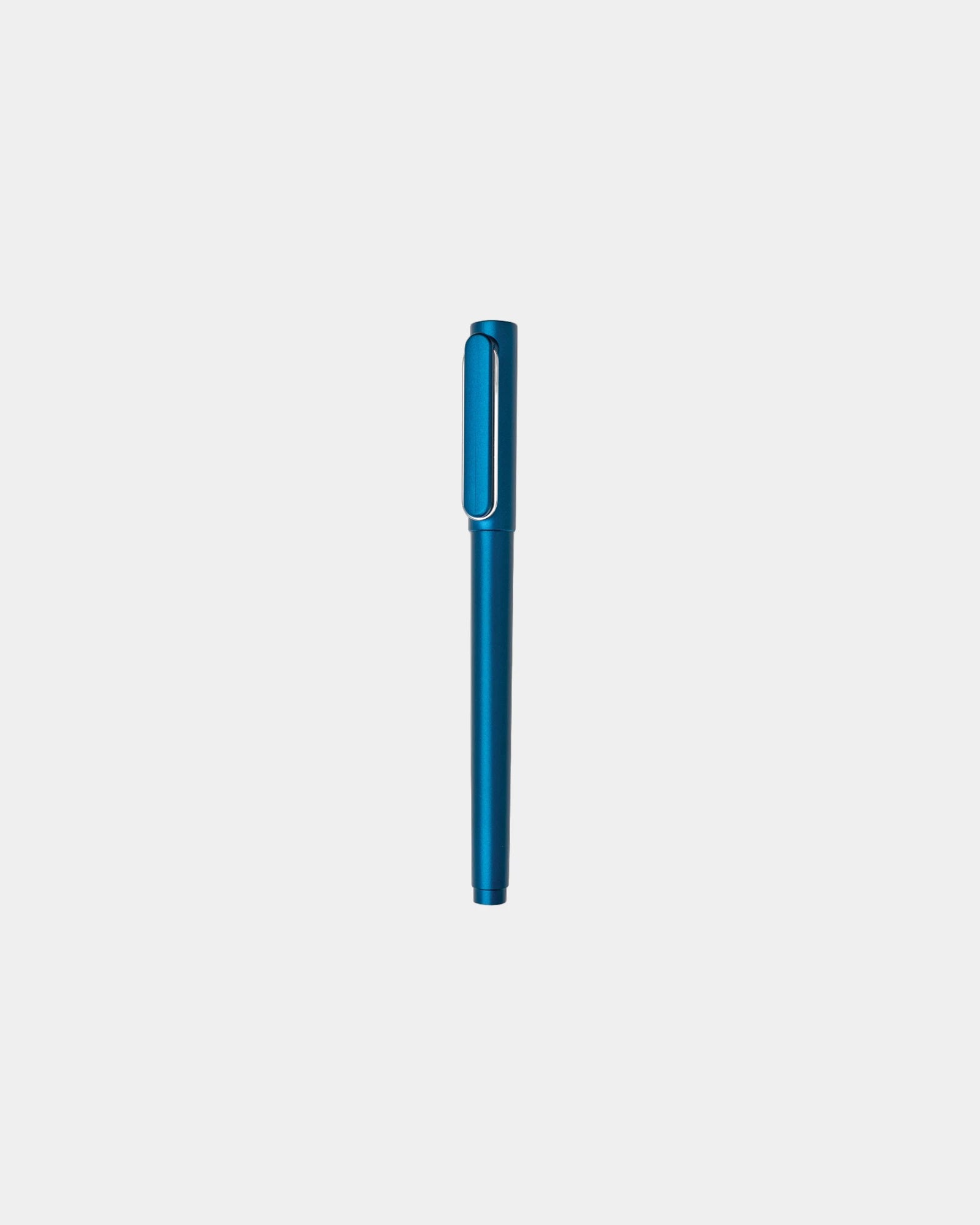 Pen X6 met dop en soepel schrijvende om te personaliseren - Blauw