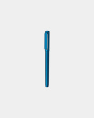 Pen X6 met dop en soepel schrijvende om te personaliseren - Blauw