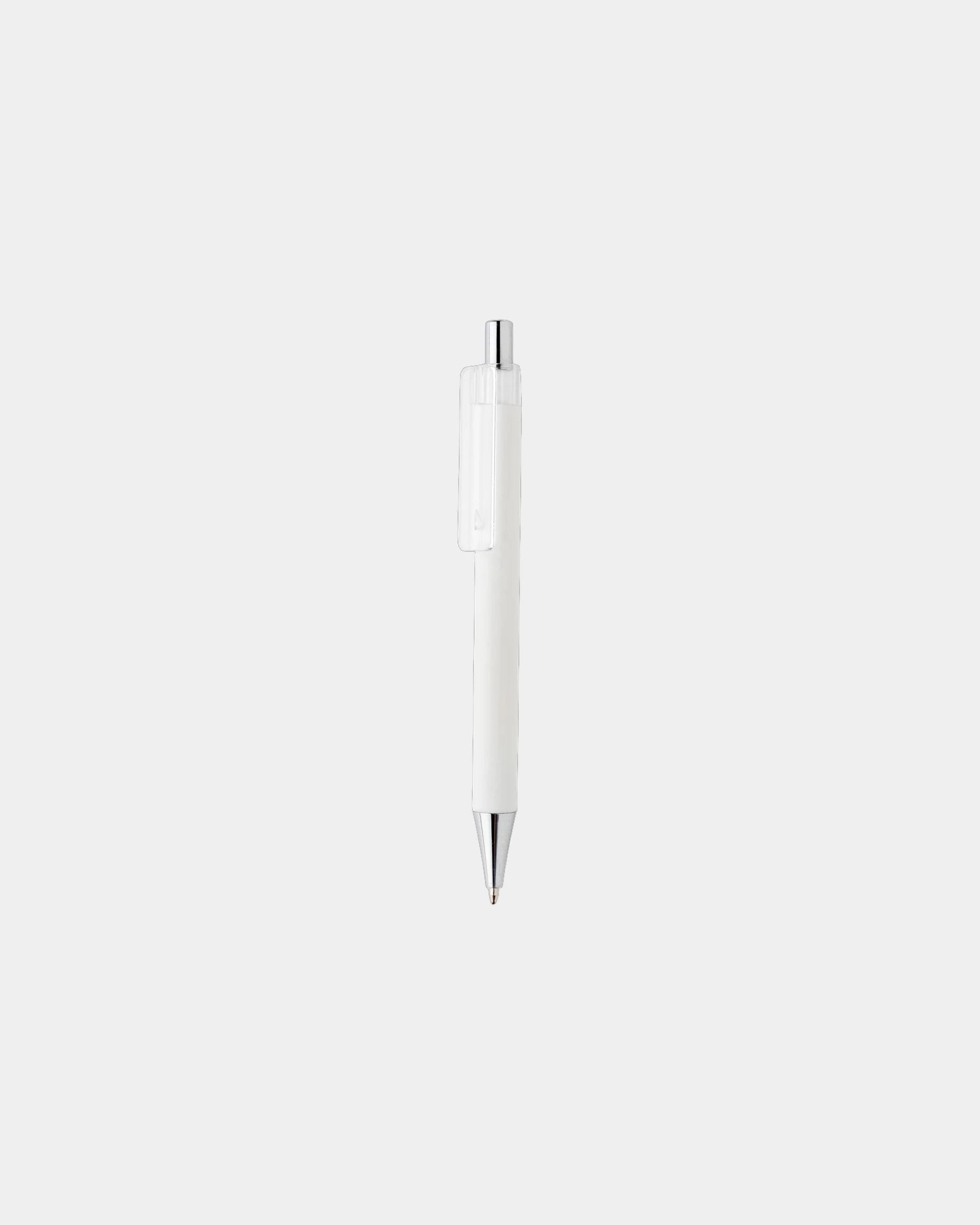Pen gerecycled ABS RCS gomfinish om te personaliseren - Wit