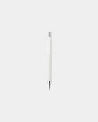 Pen gerecycled ABS RCS gomfinish om te personaliseren - Wit