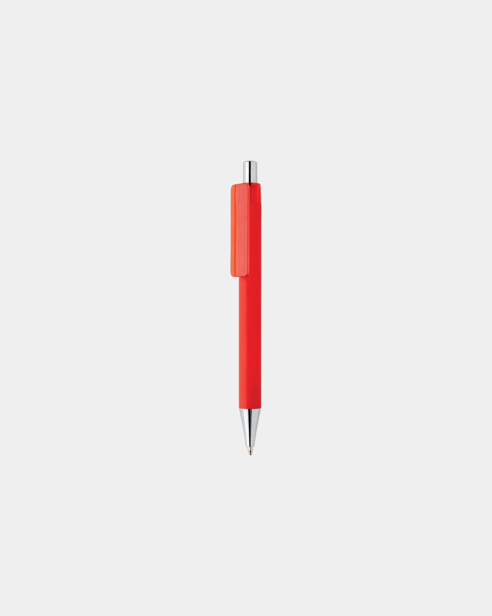 Pen gerecycled ABS RCS gomfinish om te personaliseren - Rood