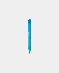 Balpen X9 mat silicone grip om te personaliseren - Lichtblauw
