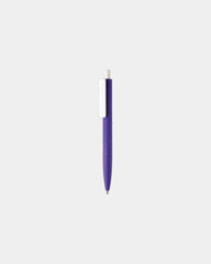 Pen gerecycled ABS RCS gomfinish om te personaliseren - Paars