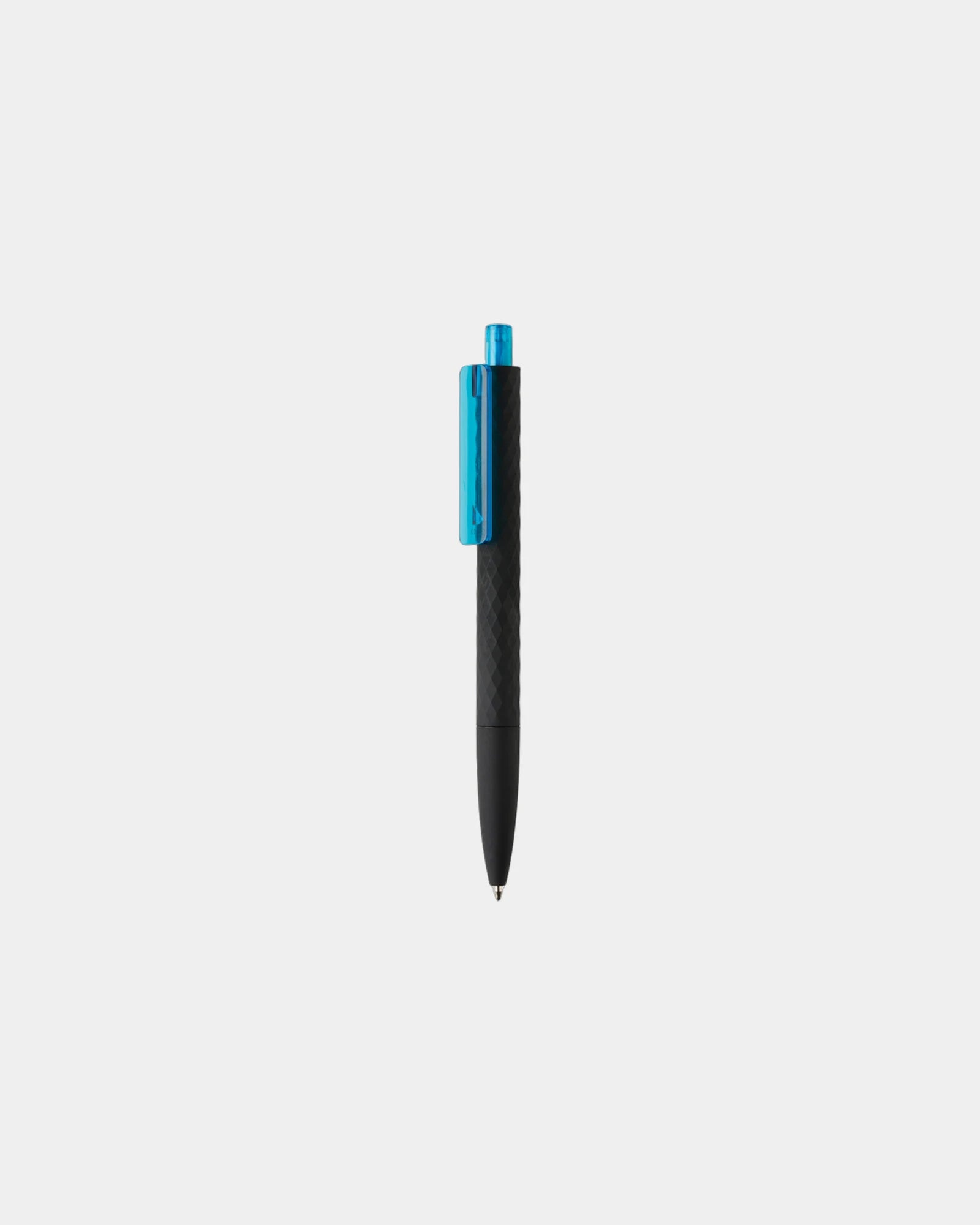 Pen gerecycled ABS gomgreep X3 om te personaliseren - Lichtblauw