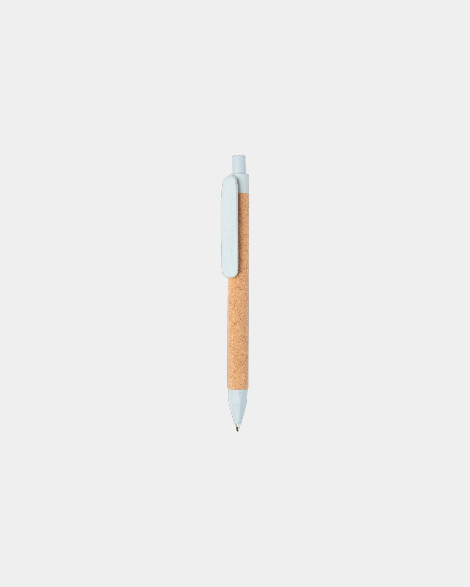 Pen tarwestro en kurk gerecycled om te personaliseren - Blauw