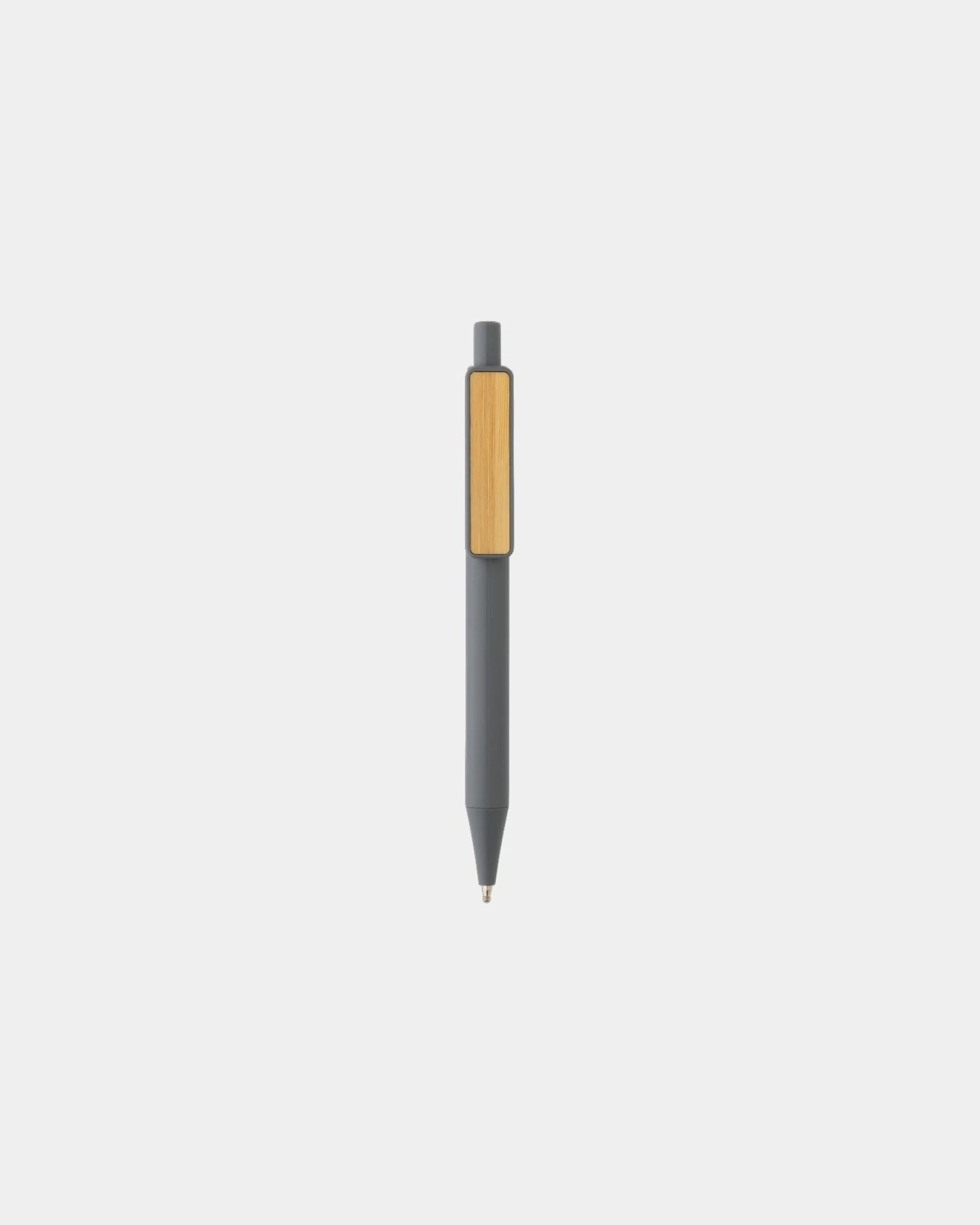 Pen gerecycled ABS GRS bamboe clip om te personaliseren - 4