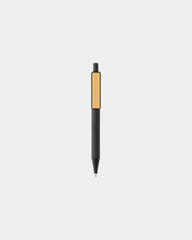 Pen gerecycled ABS GRS bamboe clip om te personaliseren - 1