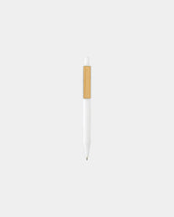 Pen gerecycled ABS GRS bamboe clip om te personaliseren - 7
