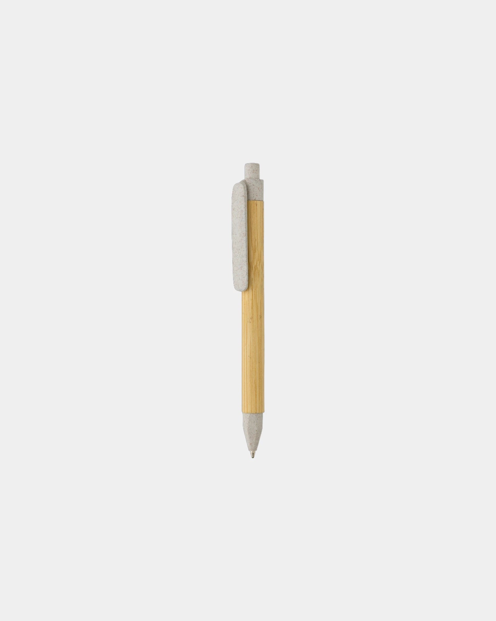 Pen gerecycled papier tarwestro FSC om te personaliseren - Gebroken wit