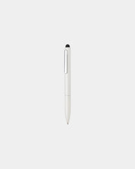 Pen gerecycled aluminium RCS met stylus om te personaliseren - Wit