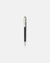 Pen gerecycled ABS metalen clip Glide om te personaliseren - Zwart