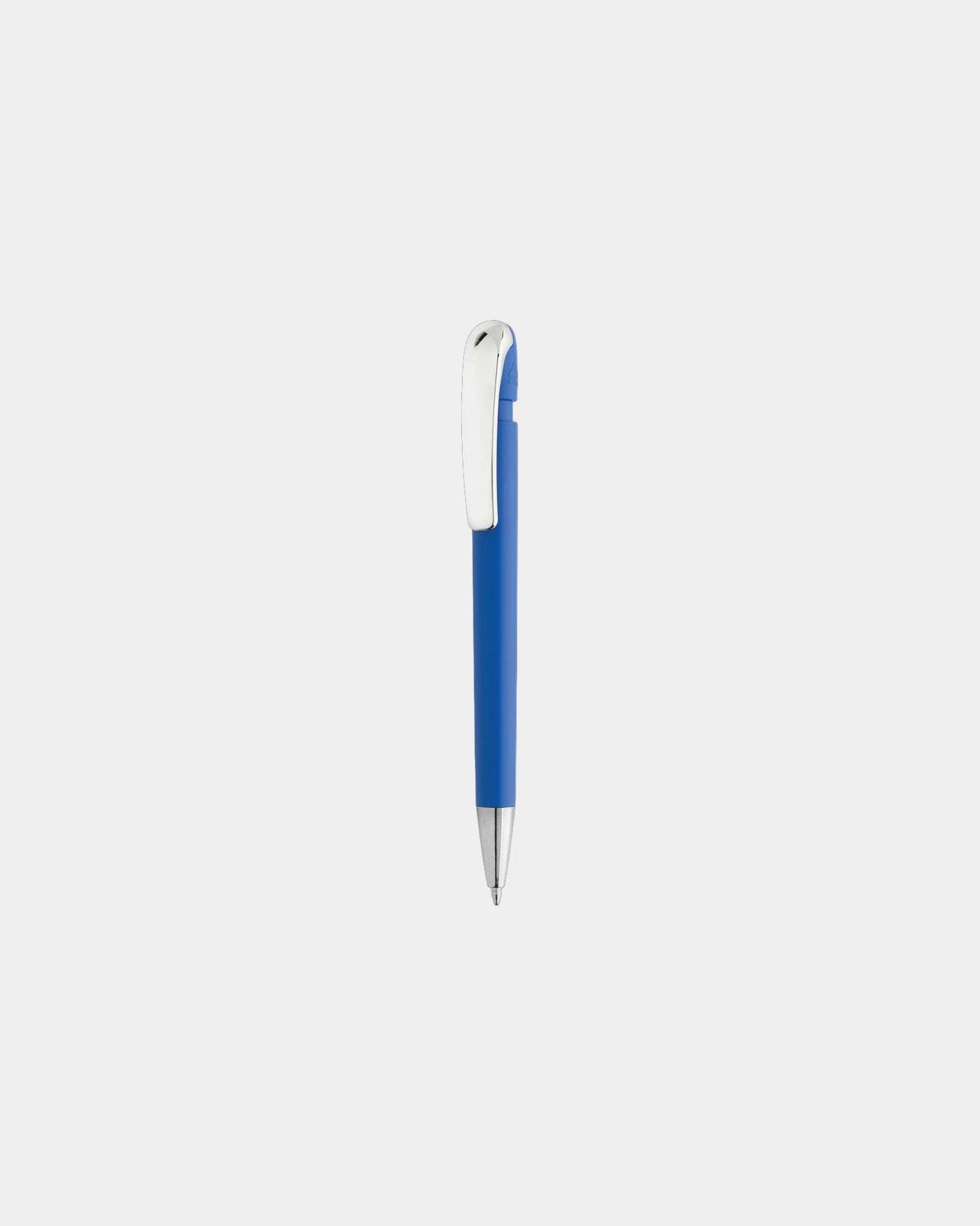 Pen gerecycled ABS metalen clip Glide om te personaliseren - Blauw
