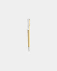 Pen gerecycled ABS metalen clip Glide om te personaliseren - Goudkleurig