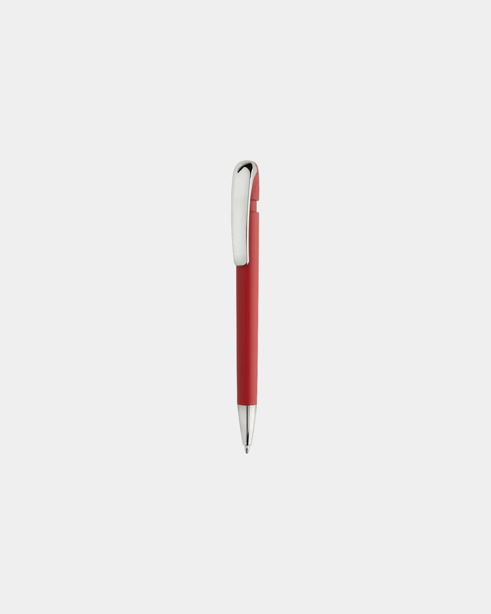 Pen gerecycled ABS metalen clip Glide om te personaliseren - Rood