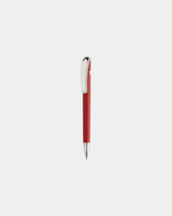 Pen gerecycled ABS metalen clip Glide om te personaliseren - Rood