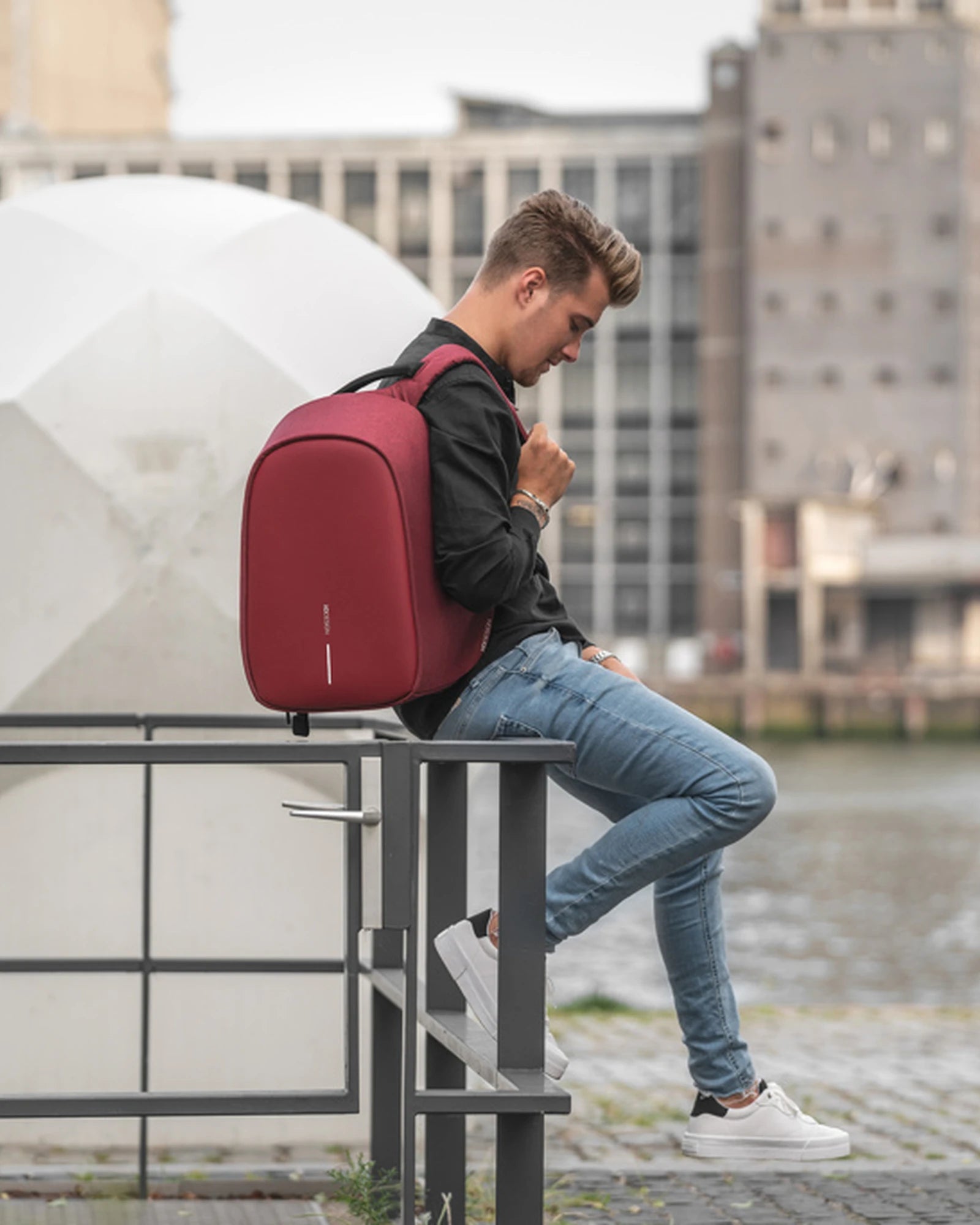 Anti-diefstal gerecyclede rugzak RPET om te personaliseren - 29