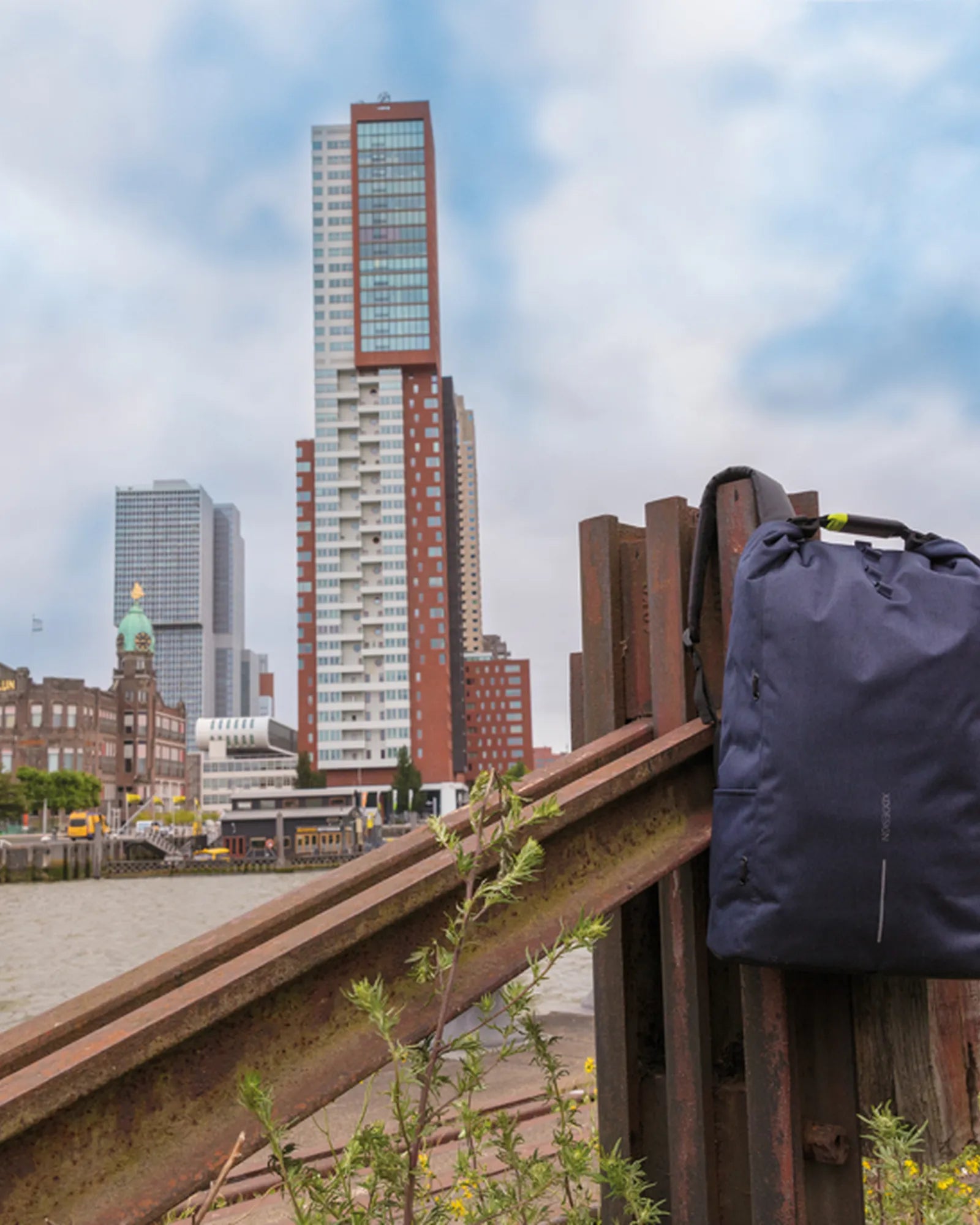 Rugzak antidiefstal waterafstotend 27L om te personaliseren - 28