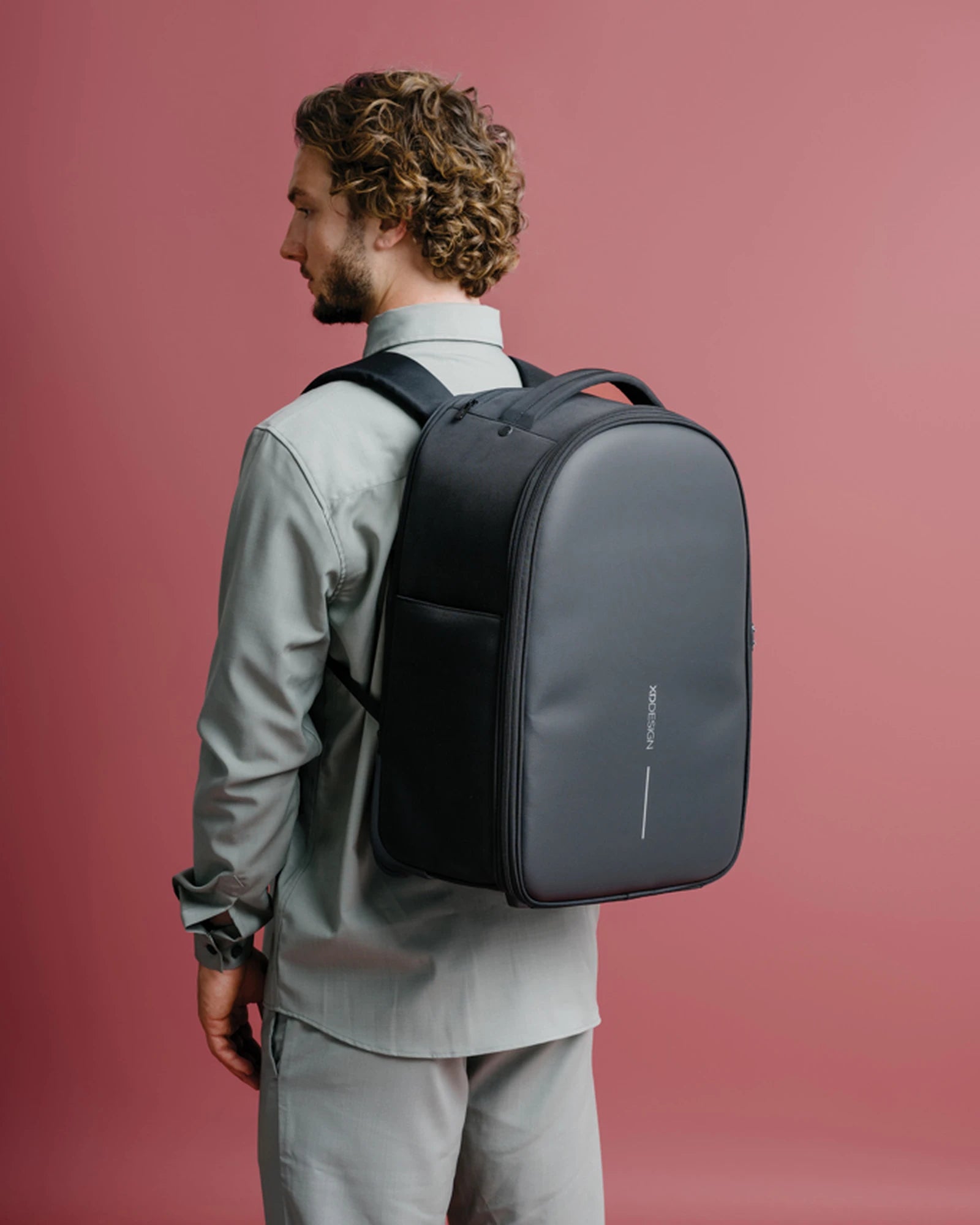 Rugzak trolley gerecycled RPET 24L om te personaliseren - 10