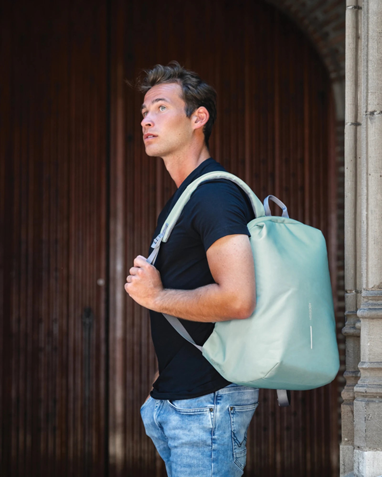 Rugzak antidiefstal RPET Bobby Soft 16L om te personaliseren - 54