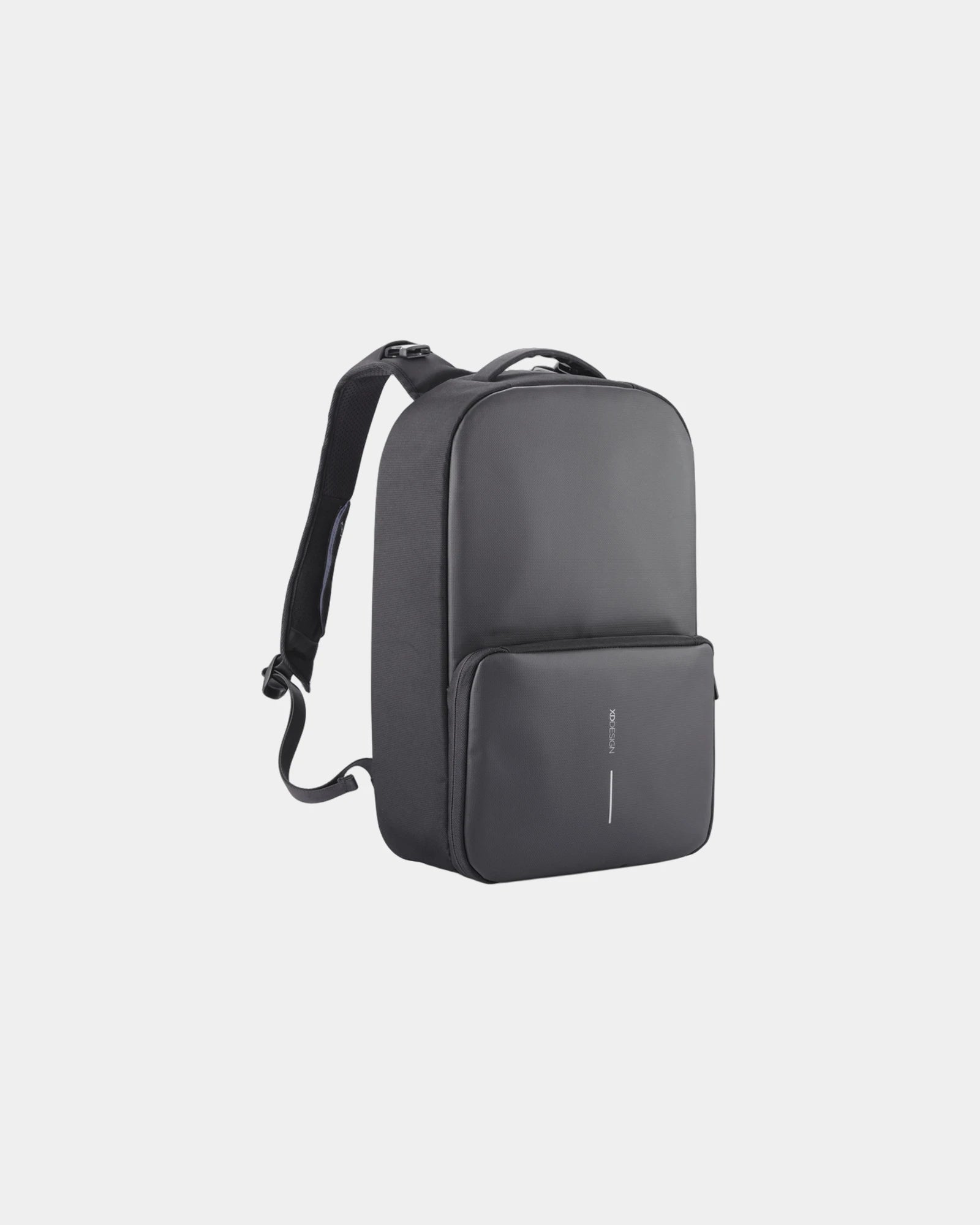 Rugzak antidiefstal gerecycled RPET 24L om te personaliseren - Zwart