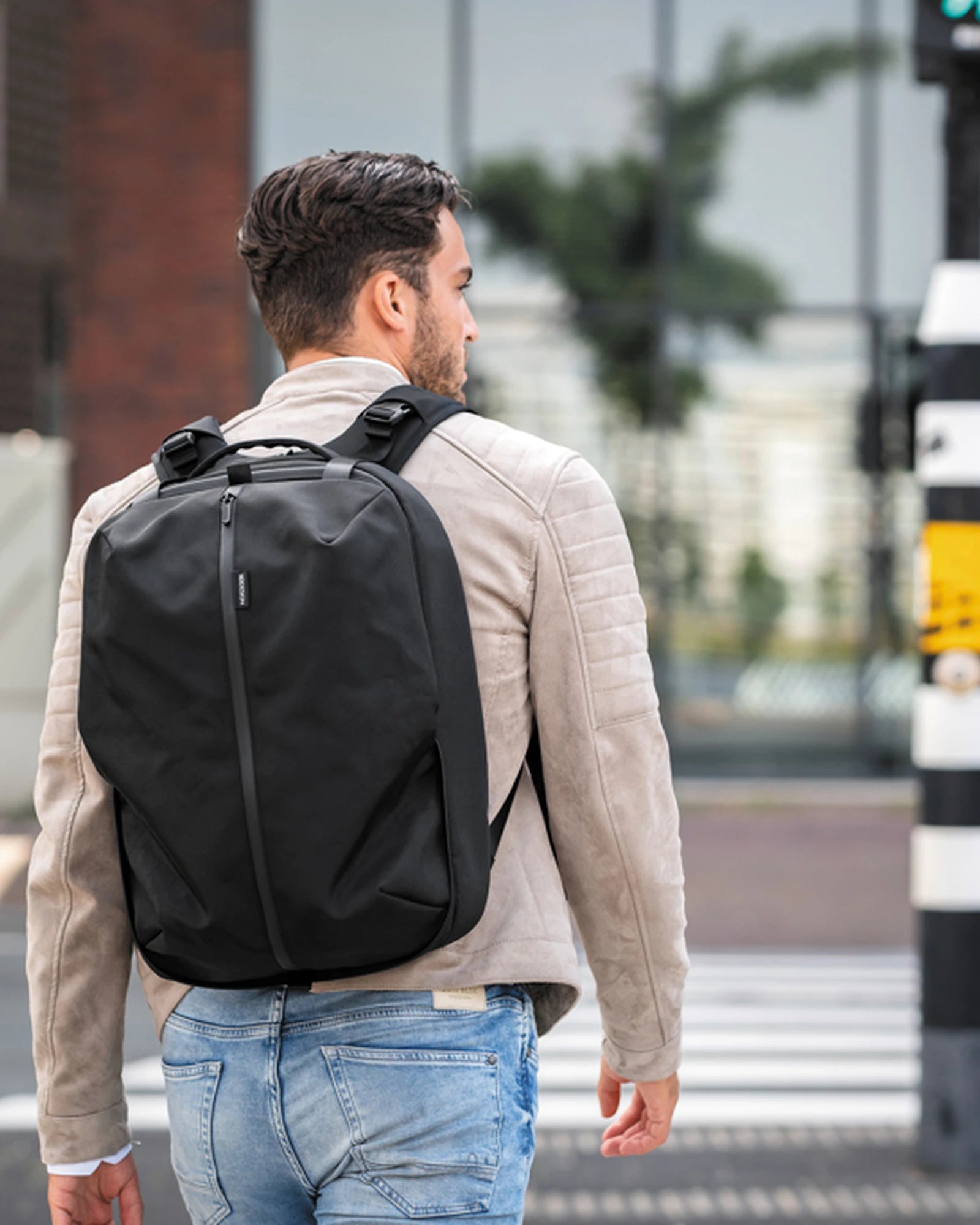 Rugzak antidiefstal gerecycled RPET 24L om te personaliseren - 10