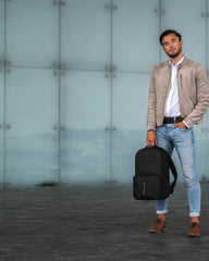 Rugzak antidiefstal gerecycled RPET 24L om te personaliseren - 8