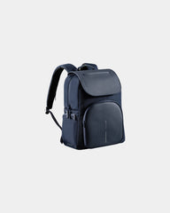 Gerecyclede rugzak RPET 15L anti-RFID om te personaliseren - Marineblauw