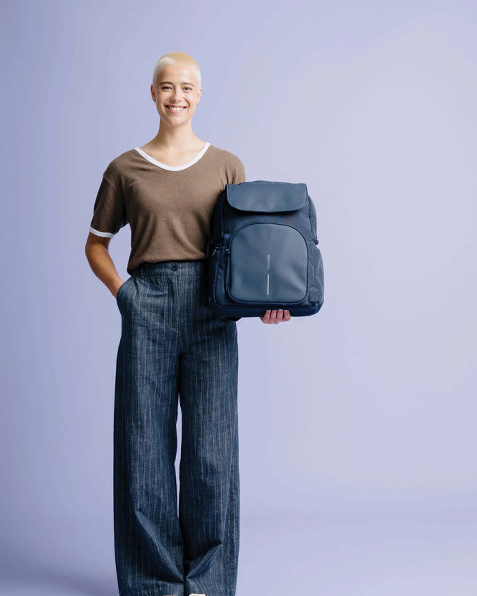 Gerecyclede rugzak RPET 15L anti-RFID om te personaliseren - 29
