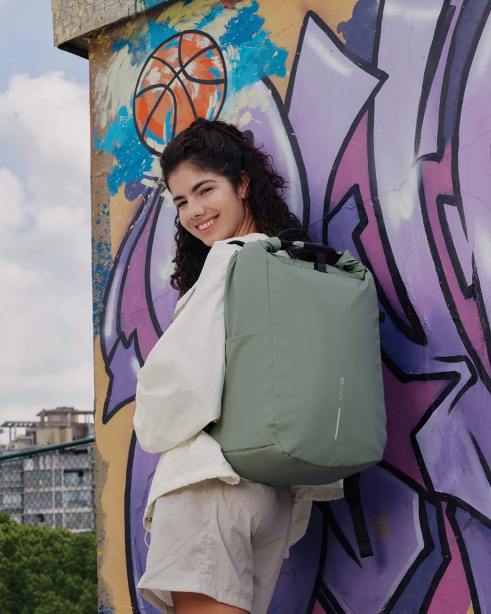 Rugzak antidiefstal waterdicht rPET 26L om te personaliseren - 15