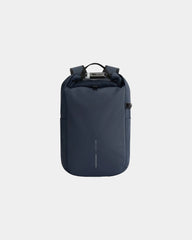 Rugzak antidiefstal waterdicht rPET 26L om te personaliseren - Marineblauw