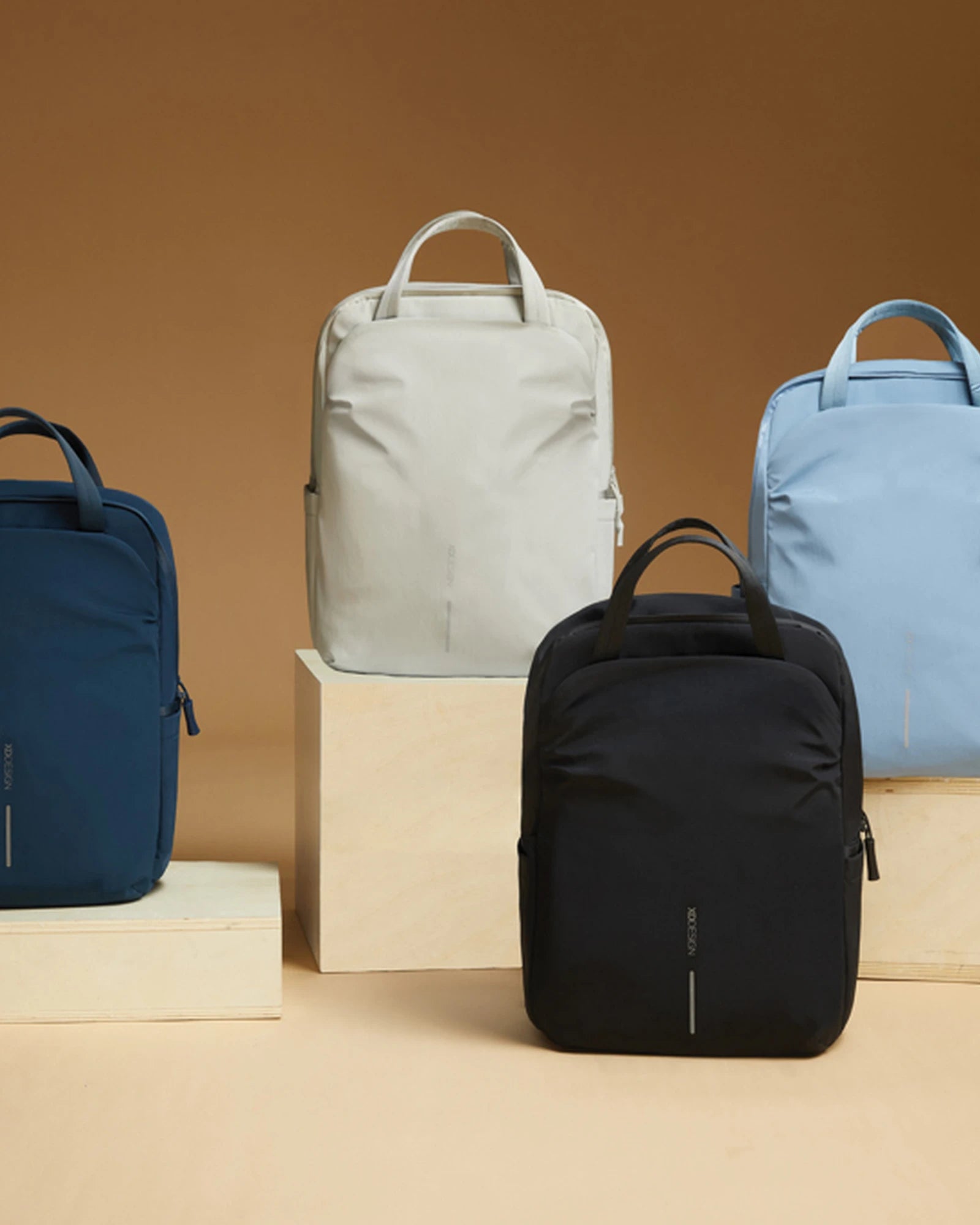 Rugzak antidiefstal gerecycled nylon om te personaliseren - 20