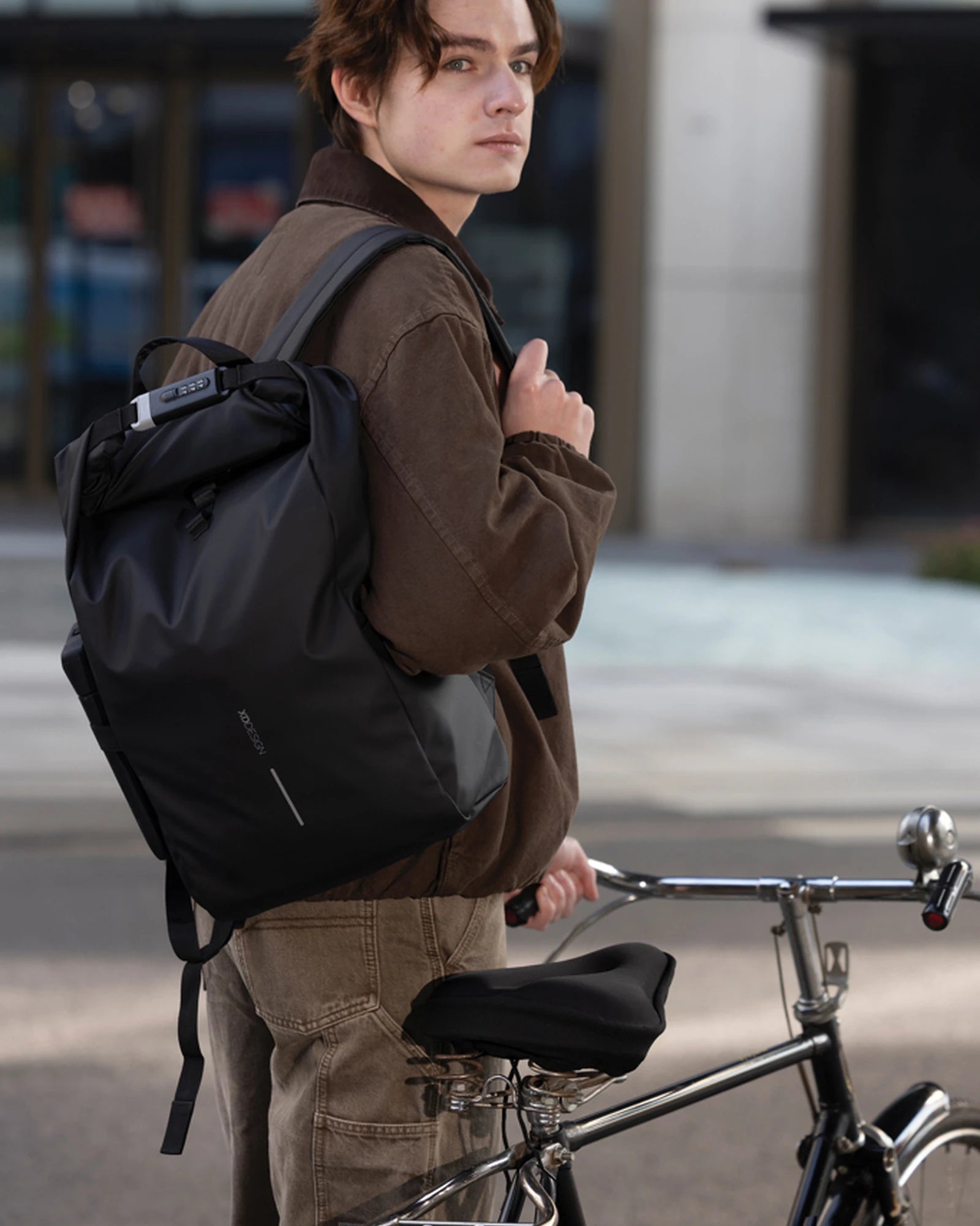 Rugzak waterbestendig gerecycled 24L om te personaliseren - 9