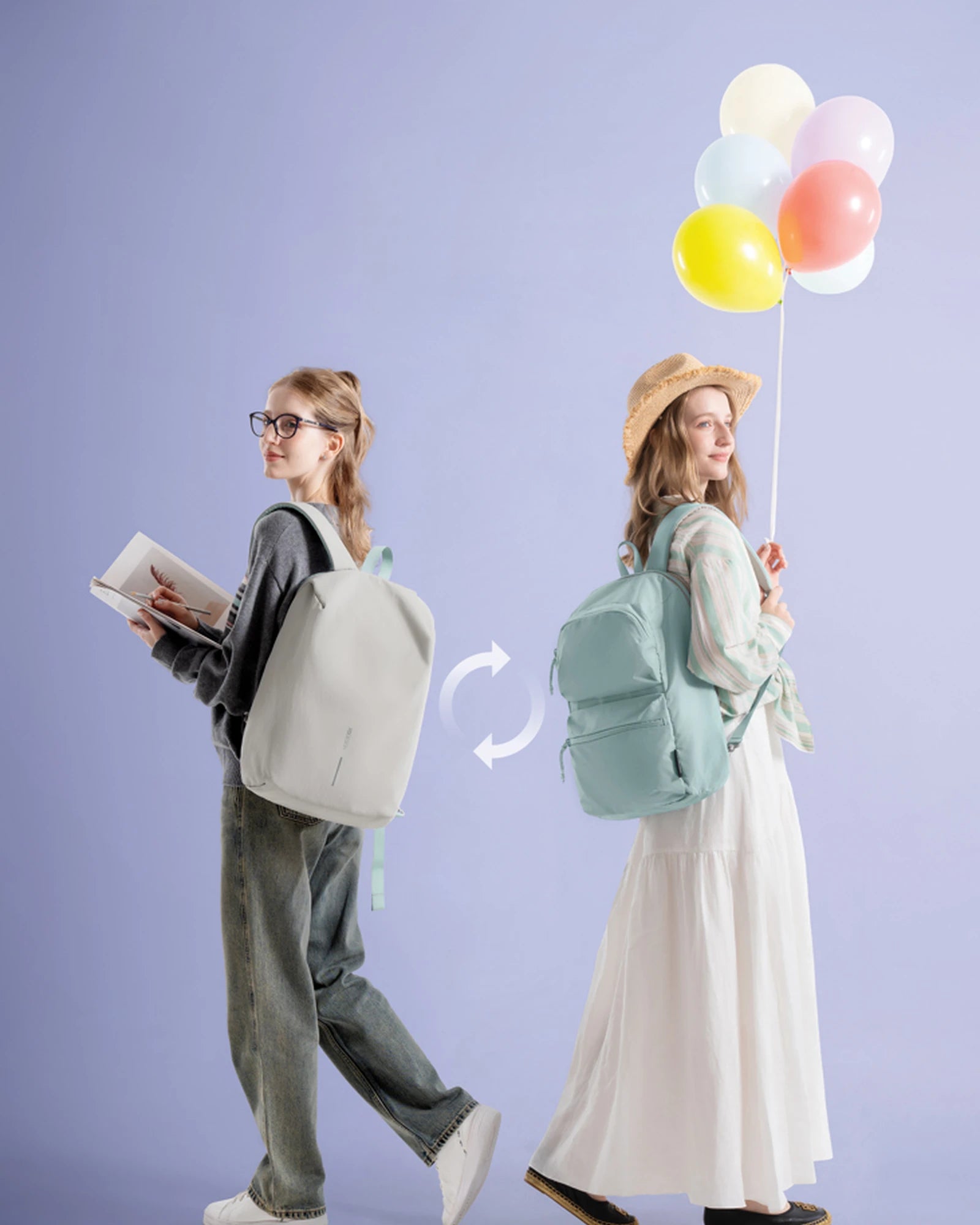 Rugzak 2-in-1 gerecycled nylon 22L om te personaliseren - 34