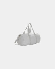 Sporttas gerecycled canvas ongeverfd om te personaliseren - Grijs