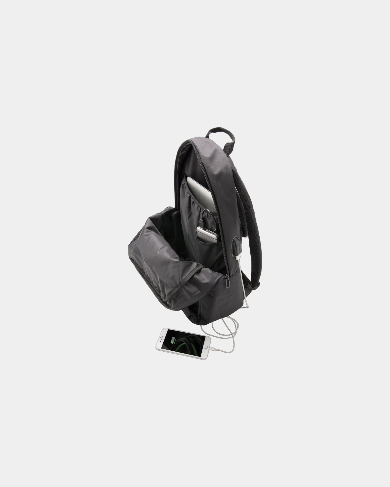 Rugzak polyester USB-poort laptop 15" om te personaliseren - 5