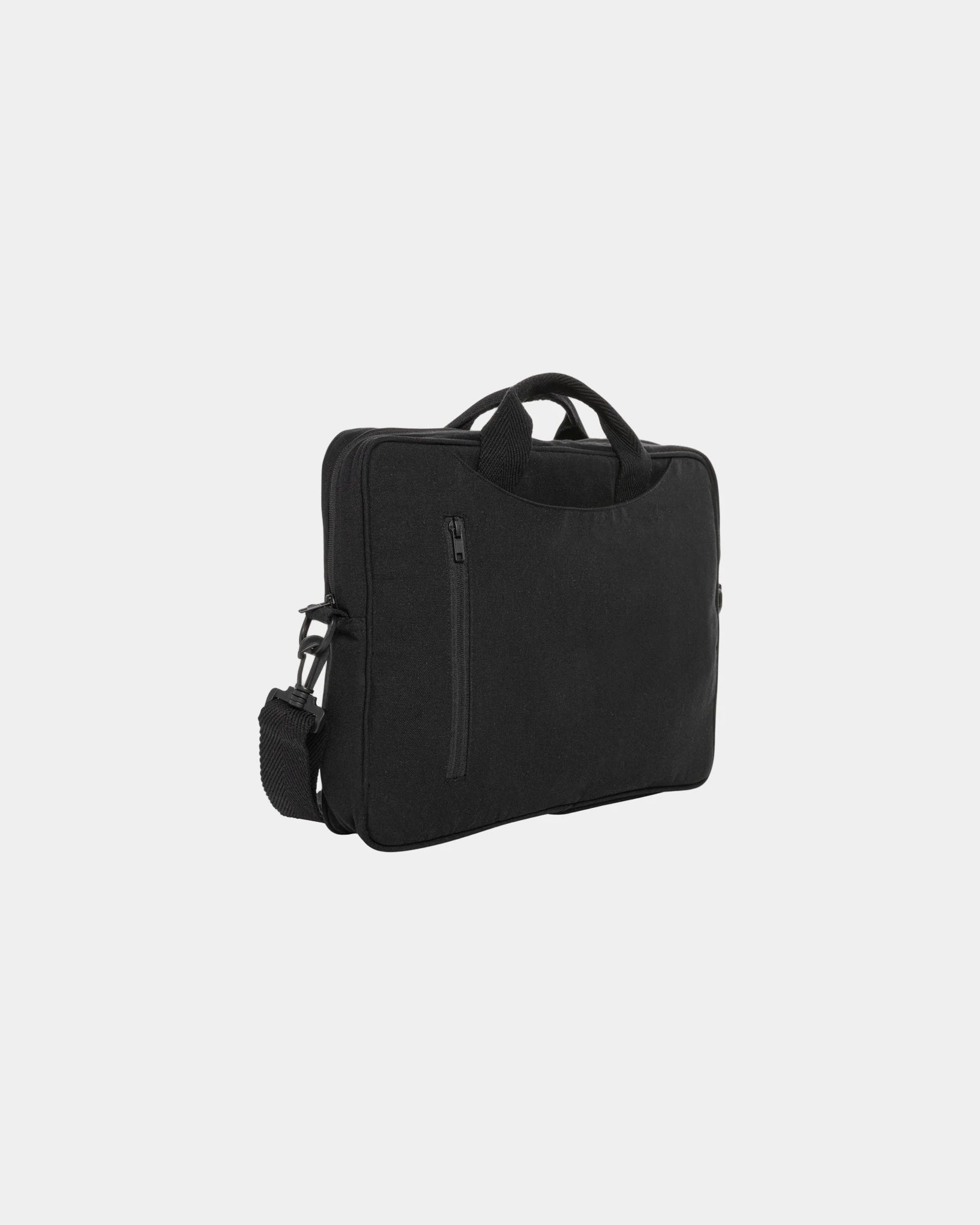 Laptoptas gerecycled katoen AWARE 15,4" om te personaliseren - Zwart