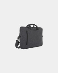 Laptoptas gerecycled katoen AWARE 15,4" om te personaliseren - Antraciet