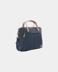 Laptoptas gerecycled canvas 16oz AWARE™ om te personaliseren - Blauw