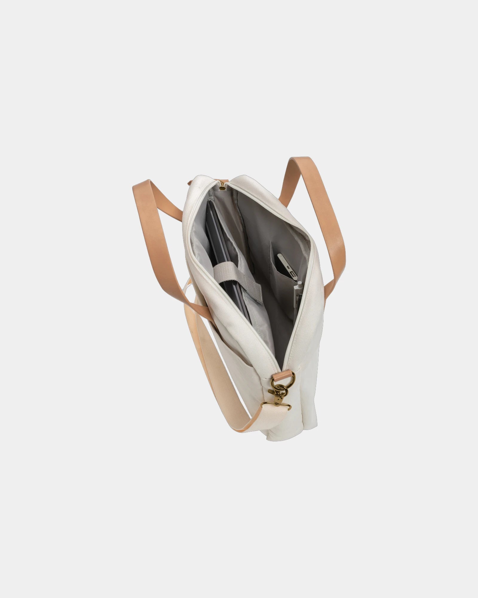Laptoptas gerecycled canvas 16oz AWARE™ om te personaliseren - 4