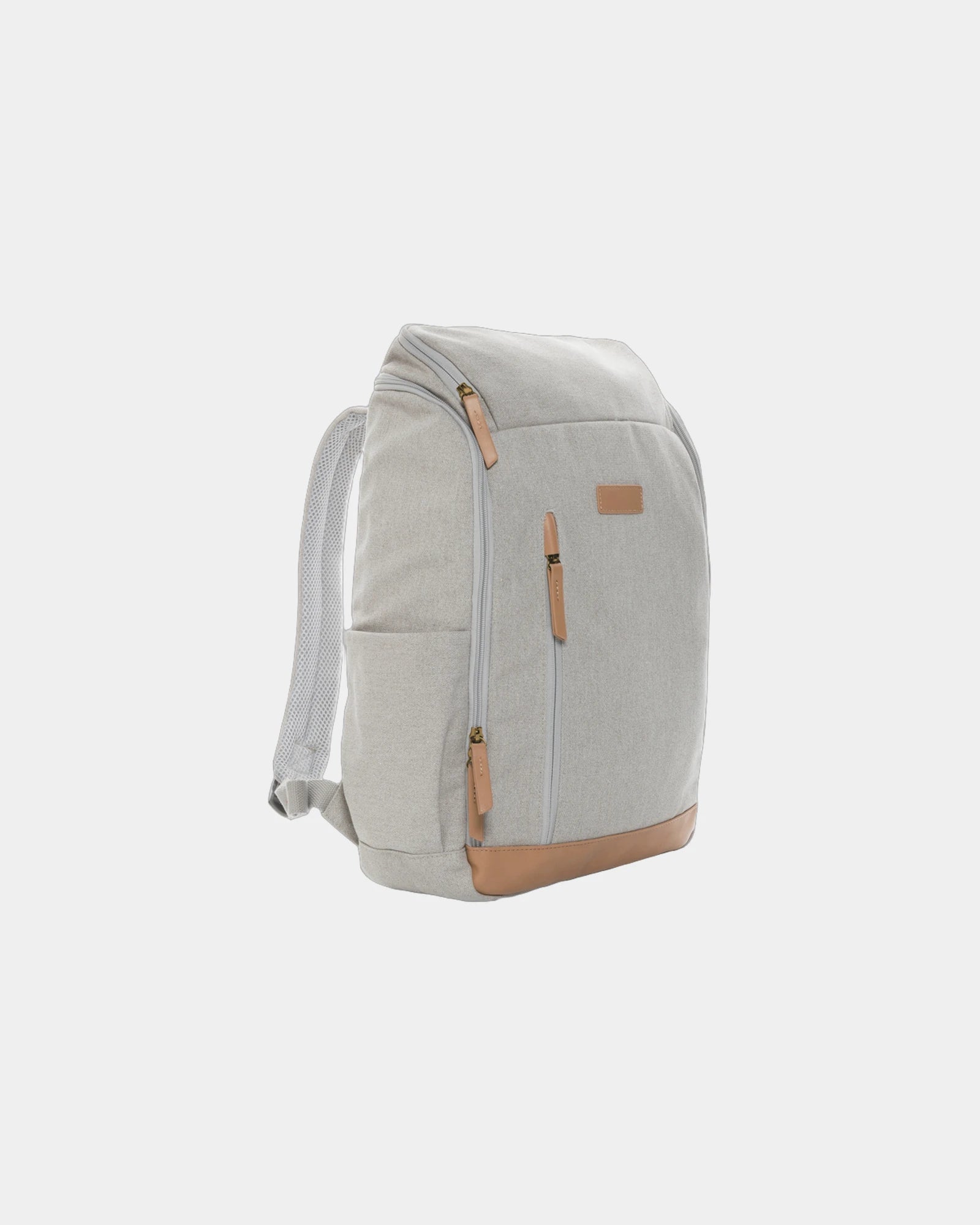 Rugzak laptop gerecycled canvas 16oz om te personaliseren - Grijs