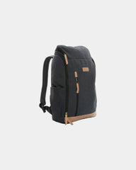 Rugzak laptop gerecycled canvas 16oz om te personaliseren - Zwart