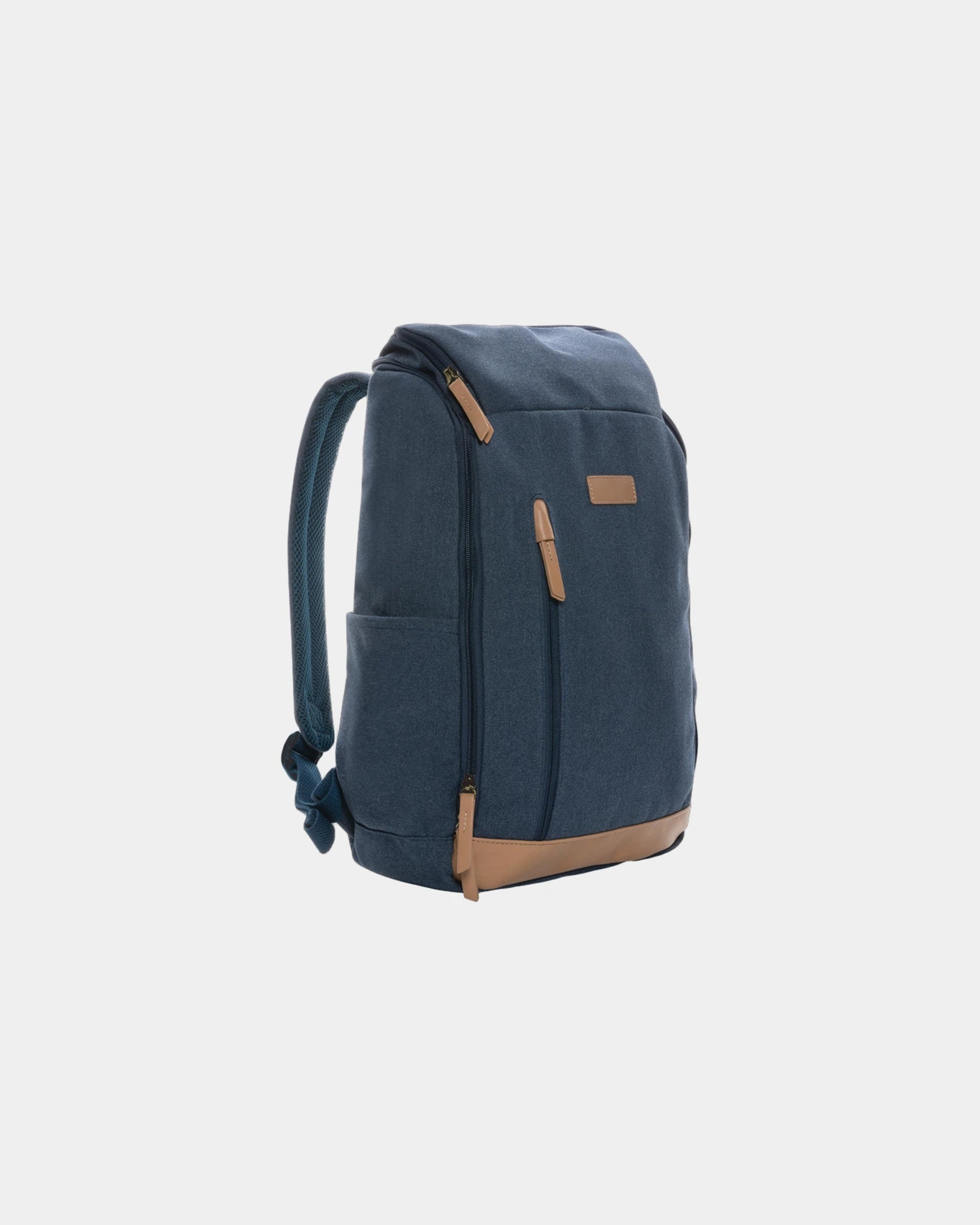 Rugzak laptop gerecycled canvas 16oz om te personaliseren - Blauw