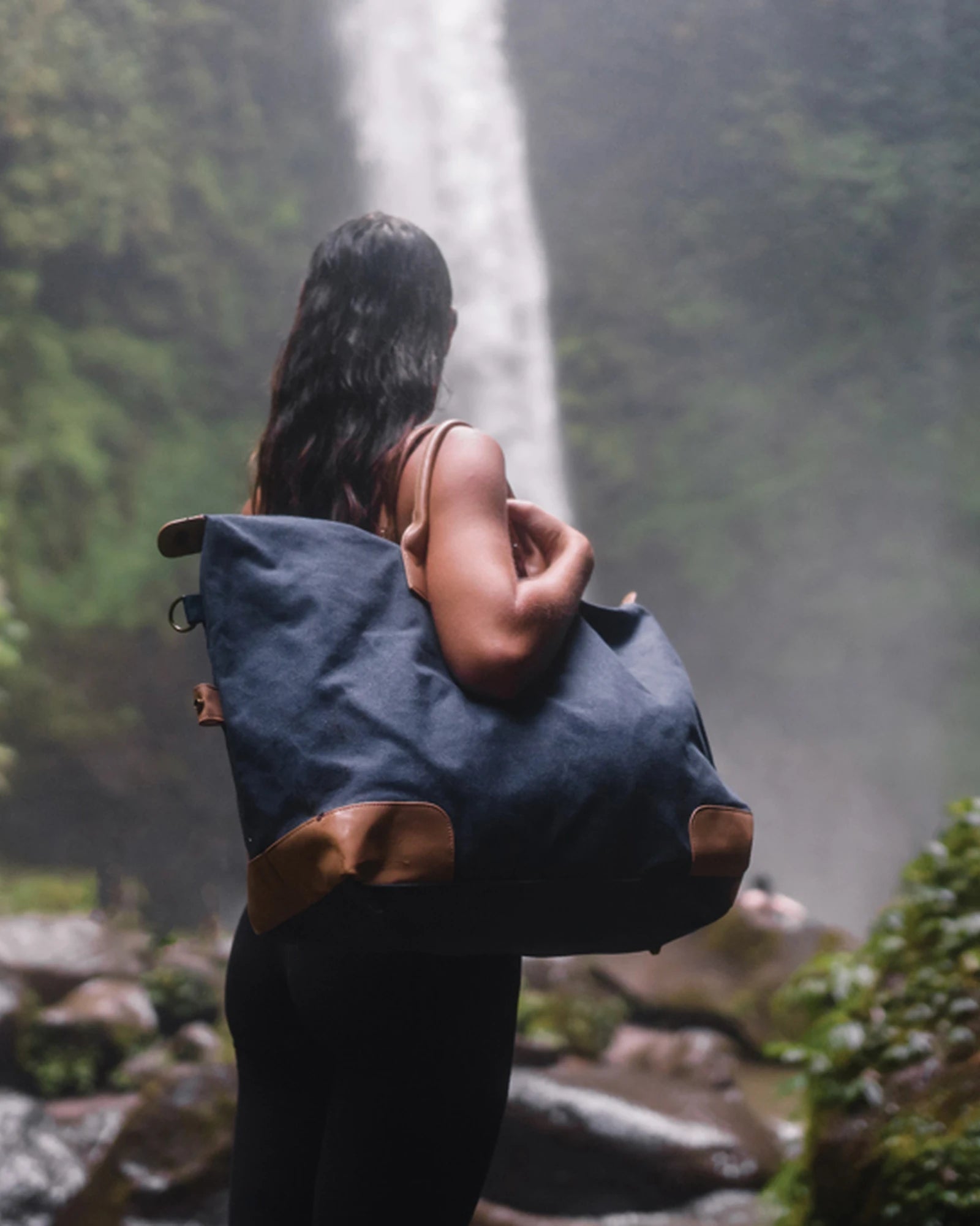 Weekendtas gerecycled canvas 40L om te personaliseren - 19