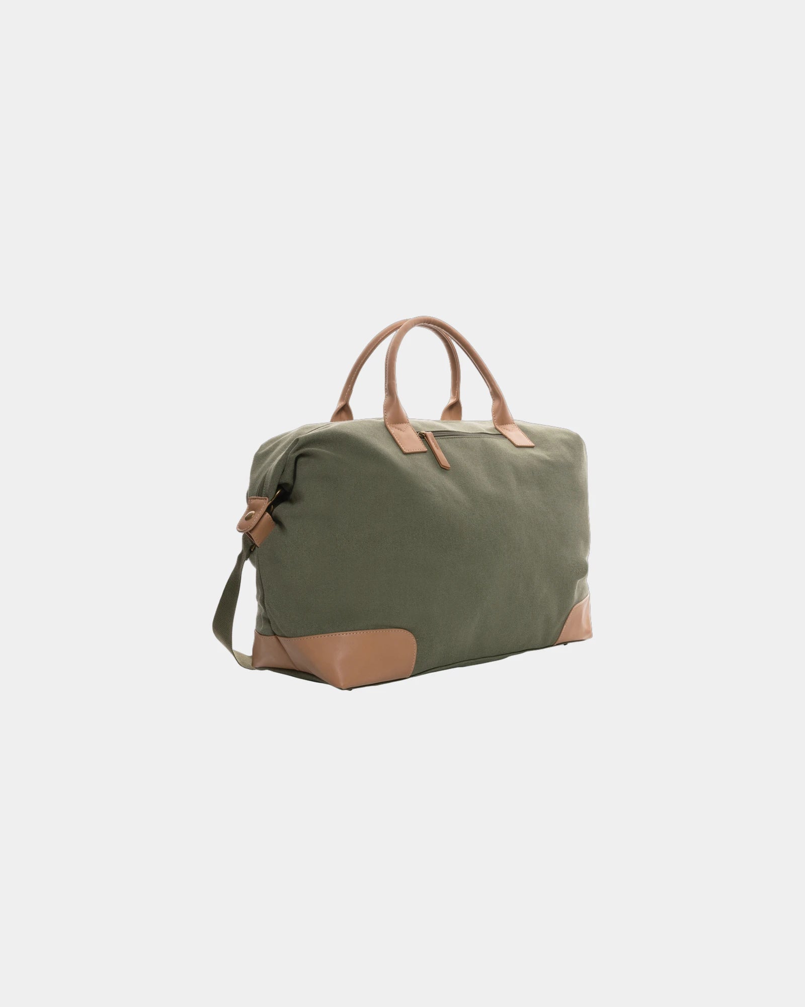 Weekendtas gerecycled canvas 40L om te personaliseren - Groen